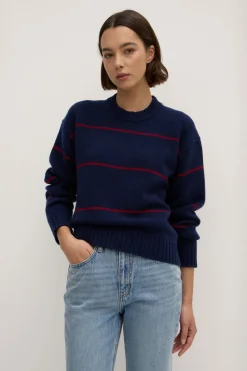Beau Stripe Merino Wool Knit^Assembly Label Clearance