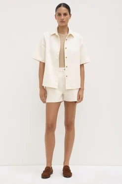 Boxy Denim Short^Assembly Label Clearance