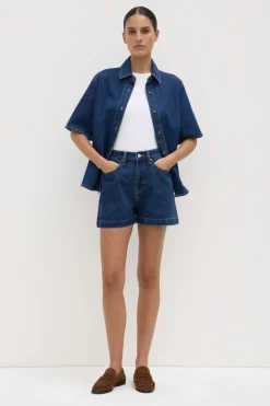 Boxy Denim Short^Assembly Label Fashion