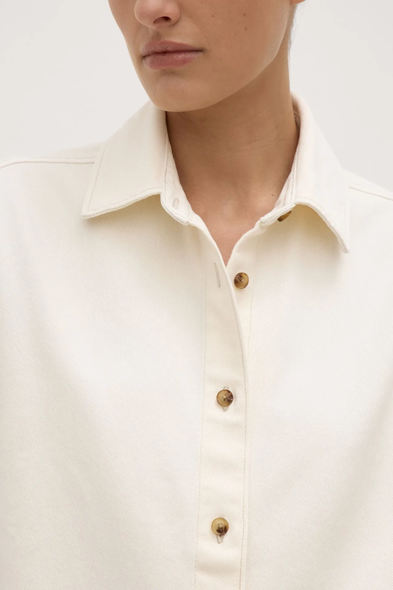 Boxy Denim Short Sleeve Shirt^Assembly Label Outlet