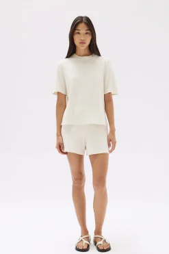 June Silk Knit Short^Assembly Label New