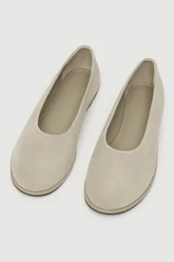 Kate Suede Flat^Assembly Label New