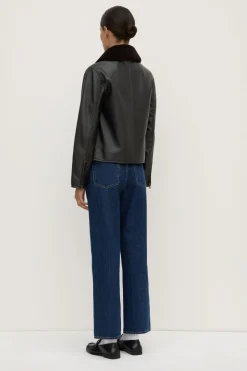 Leather Bomber Jacket^Assembly Label Online