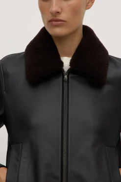 Leather Bomber Jacket^Assembly Label Online