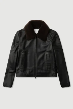 Leather Bomber Jacket^Assembly Label Online