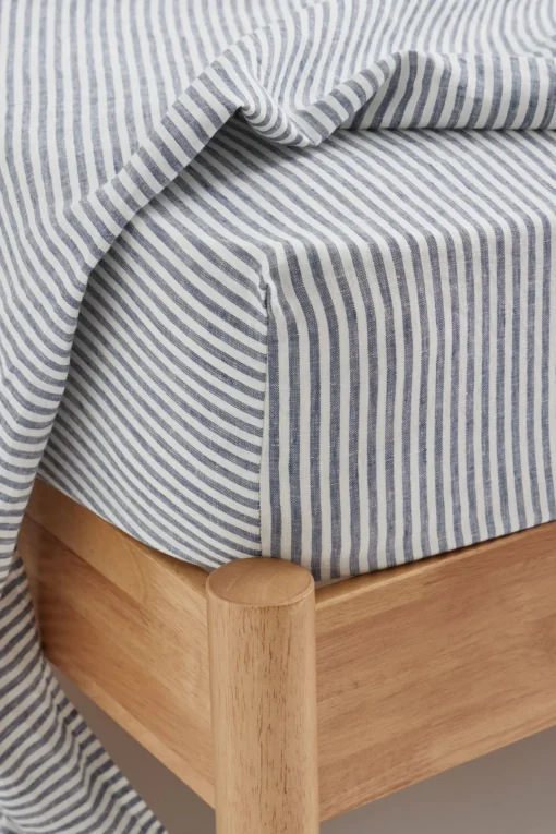 Linen Fitted Sheet^Assembly Label Hot