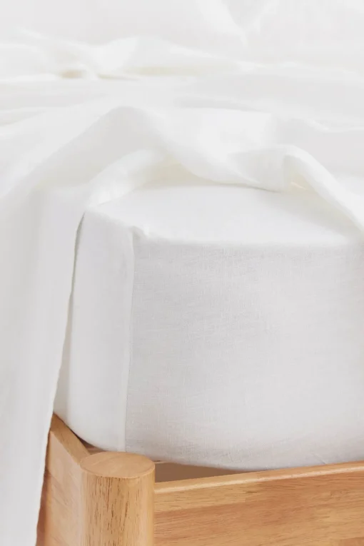 Linen Fitted Sheet^Assembly Label Hot