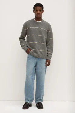 Luca Merino Stripe Knit^Assembly Label New