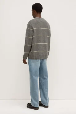 Luca Merino Stripe Knit^Assembly Label New