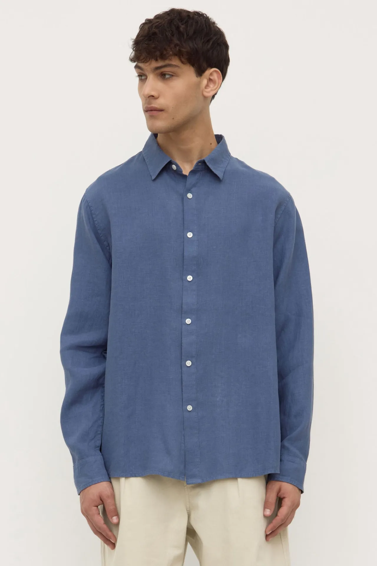 Mens Everyday Linen Shirt^Assembly Label Clearance