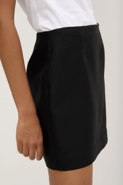 Moss Wool Silk Mini Skirt^Assembly Label Fashion