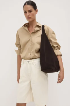 Neve Suede Shoulder Bag^Assembly Label Clearance