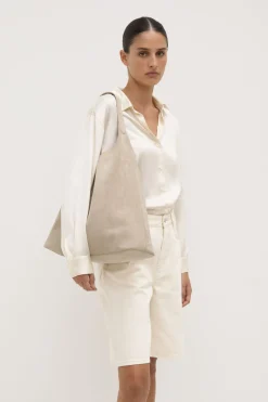 Neve Suede Shoulder Bag^Assembly Label Outlet