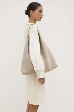 Neve Suede Shoulder Bag^Assembly Label Outlet