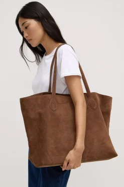 Olivia Suede Tote Bag^Assembly Label Best