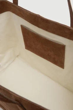 Olivia Suede Tote Bag^Assembly Label Best