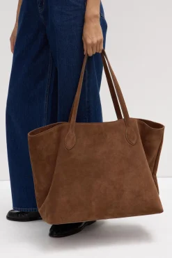Olivia Suede Tote Bag^Assembly Label Best