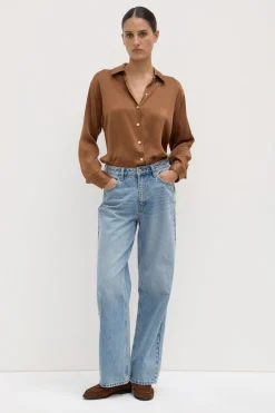 Pippa Silk Shirt^Assembly Label New