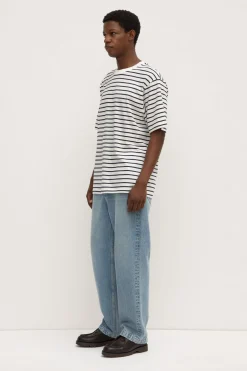 Port Stripe Short Sleeve Tee^Assembly Label New