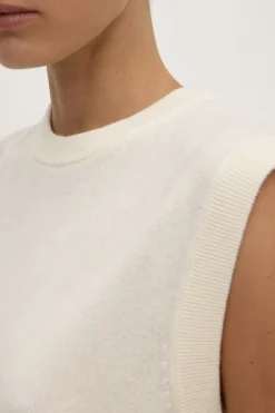 Relaxed Cashmere Vest^Assembly Label Hot