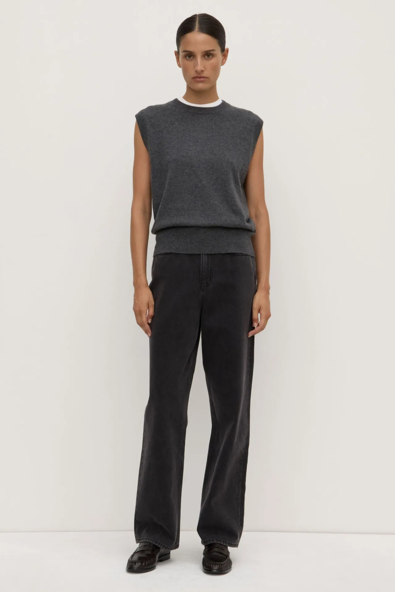 Relaxed Cashmere Vest^Assembly Label Best