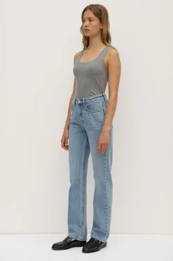 Robyn Scoop Neck Rib Tank^Assembly Label Fashion