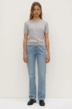 Semra Cotton Cashmere Short Sleeve Cardigan^Assembly Label Fashion