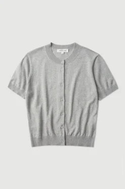 Semra Cotton Cashmere Short Sleeve Cardigan^Assembly Label Fashion