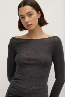 Shannon Wool Bateau Long Sleeve Top^Assembly Label Clearance