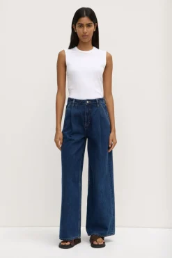 Slack Pleat Wide Leg Jean^Assembly Label Fashion