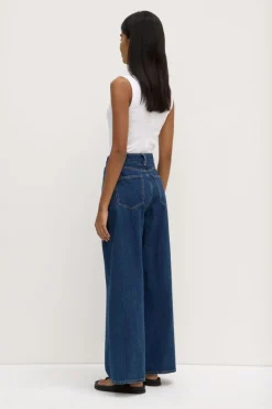 Slack Pleat Wide Leg Jean^Assembly Label Fashion