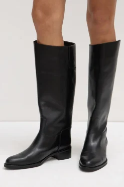 Stevie Leather Riding Boot^Assembly Label Clearance