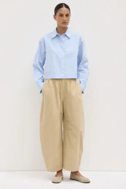 Tessa Poplin Cropped Shirt^Assembly Label Discount