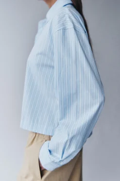 Tessa Poplin Cropped Shirt^Assembly Label Discount