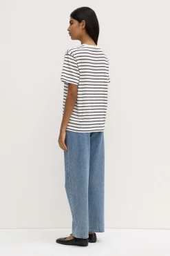 Womens Port Stripe Tee^Assembly Label International New