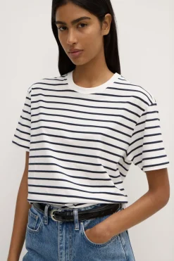 Womens Port Stripe Tee^Assembly Label International New