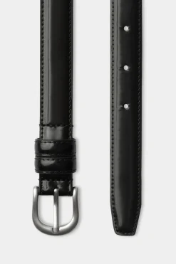 Womens Smooth Leather Belt^Assembly Label Fashion