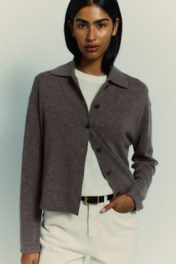 Wool Cashmere Knit Cardigan^Assembly Label New